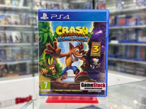 PS4 Crash Bandicoot NSane Trilogy CUSA-11870 (Английская версия) Б/У фото 1