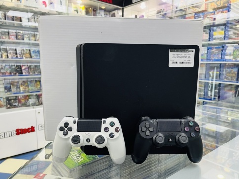 Sony Playstation 4 Slim 500Gb CUH-2108A,С коробкой, S/N: 02274524541335427  (PS4, Б/У) фото 2