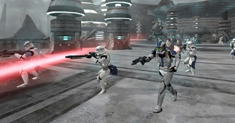 PSP Platinum Star Wars Battlefront 2 (Б/У, ULES-00183) фото 1