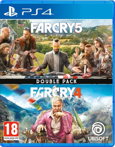 PS4 Far Cry 4 + Far Cry 5 Double Pack (Б/У, Русская/Английская версия, CUSA-00462/CUSA-05847) фото 1