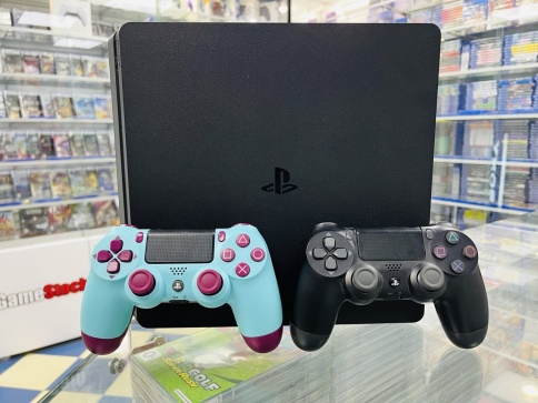 Sony Playstation 4 Slim 500Gb CUH-2108A, Без коробки, S/N: 02274524541482047  (PS4, Б/У) Подписка фото 2