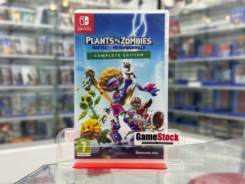 Plants vs. Zombies: Битва за Нейборвиль. Полное издание (Nintendo Switch, русские субтитры, Б/У) фото 1
