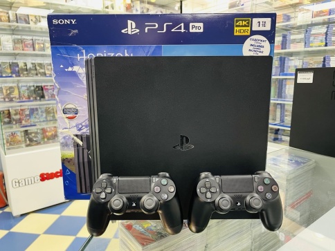 Sony Playstation 4 Pro 1TB CUH-7208B S/N: 02274526441448226 с коробкой (PS4 Pro, Б/У) фото 1