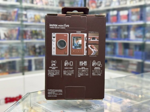 Фотоаппарат моментальной печати Fujifilm Instax Mini Evo Brown фото 2