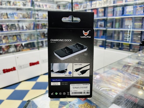 PS5 Зарядная станция для двух геймпадов (Lucky Fox LF-P501) фото 2