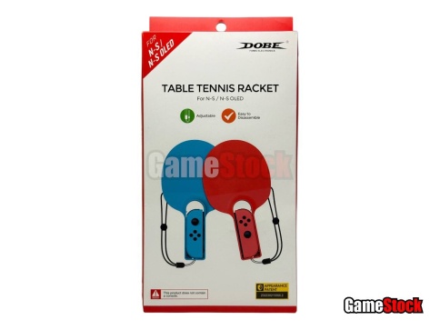 Насадки-теннисные ракетки для контроллеров Table Tennis Racket Joy-Con (DOBE TNS-2115) Switch Oled фото 1