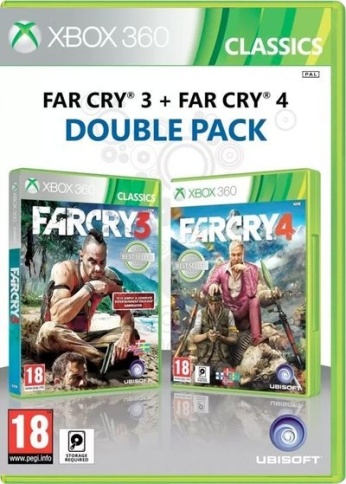 Xbox 360 Far Cry 3 + Far Cry 4 Double Pack Б/У (Полностью на русском языке) фото 1