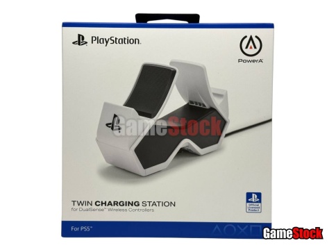 Зарядная станция PowerA PS5 Twin Charging для 2-х геймпадов Sony DualSense фото 1