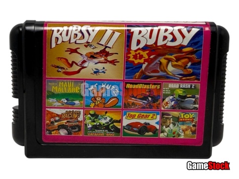 Картридж 16-Bit - 10в1 BUBSY 1,2 /DONALD  /MR. NUTZ +.. фото 3