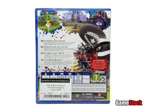 PS4 de Blob 2 (Новый, Английская версия, CUSA-10299) фото 2