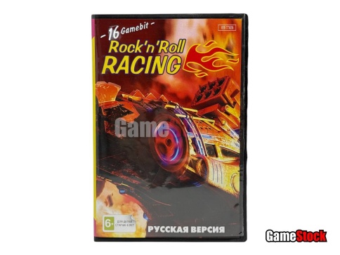 Картридж 16-Bit - ROCK'N ROLL  RACING фото 1