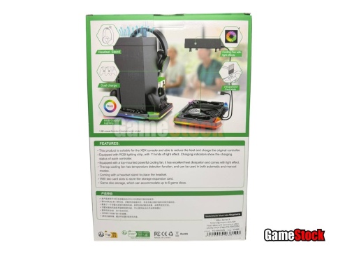 XBox Series X Многофункциональная подставка для консоли и двух джойстиков (Pega PG-XBX028S) фото 2
