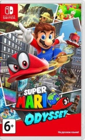 Super Mario Odyssey (Nintendo Switch, Полностью на русском языке, Б/У) Без обложки фото 1