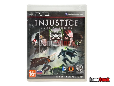 PS3 Injustice Gods Among Us (Б/У, Русские субтитры, BLES-01973) фото 1