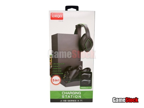 XBox Series X Многофункциональная подставка для консоли и двух джойст.+аккум.(2шт) (Pega PG-XBX013) фото 1