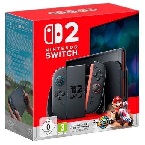 Игровая приставка Nintendo Switch 2 (цвет черный) + Mario Kart World фото 1
