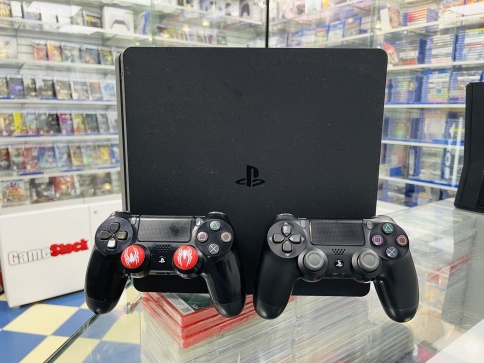 Sony Playstation 4 Slim 500Gb CUH-2108A, Без коробки, S/N: 02274524541468737 (PS4, без игр, Б/У) фото 1