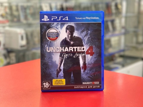 PS4 Uncharted 4: Путь вора CUSA-04529 Б/У (Полностью на русском языке) фото 1