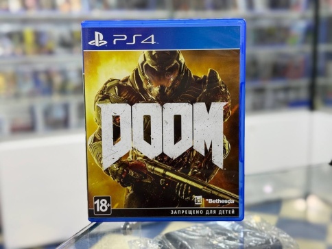 PS4 Doom Б/У CUSA-02092 (Полностью на русском языке) фото 1